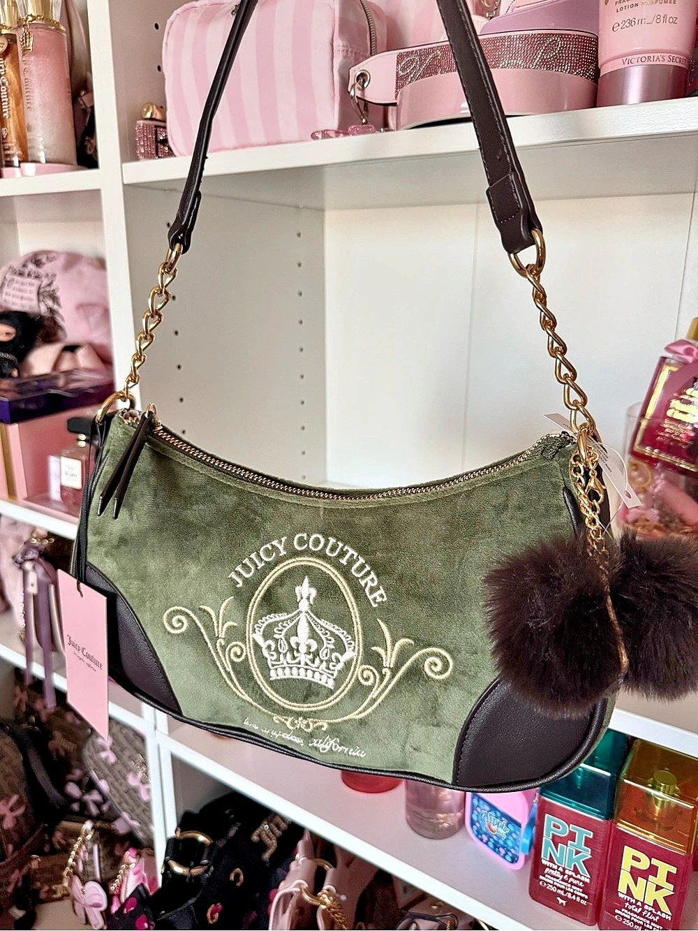 Juicy Couture “Juicy Magnifique” Hobo Shoulder Bag - Picture 5 of 5